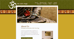 Desktop Screenshot of omtarayoga.com